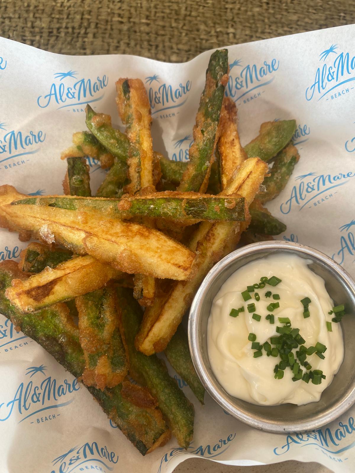 TEMPURA GRİT KABAĞI & TAZE FASULYE